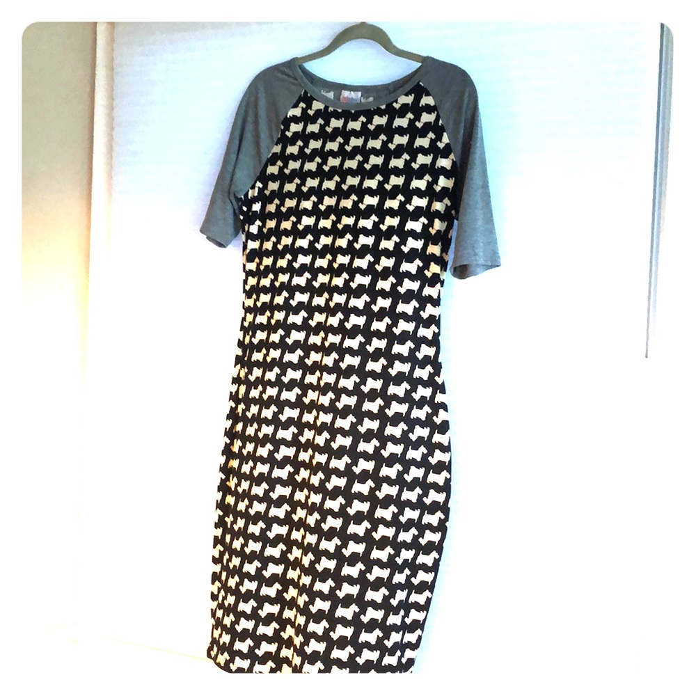 NWOT Lularoe Scottie dog dress